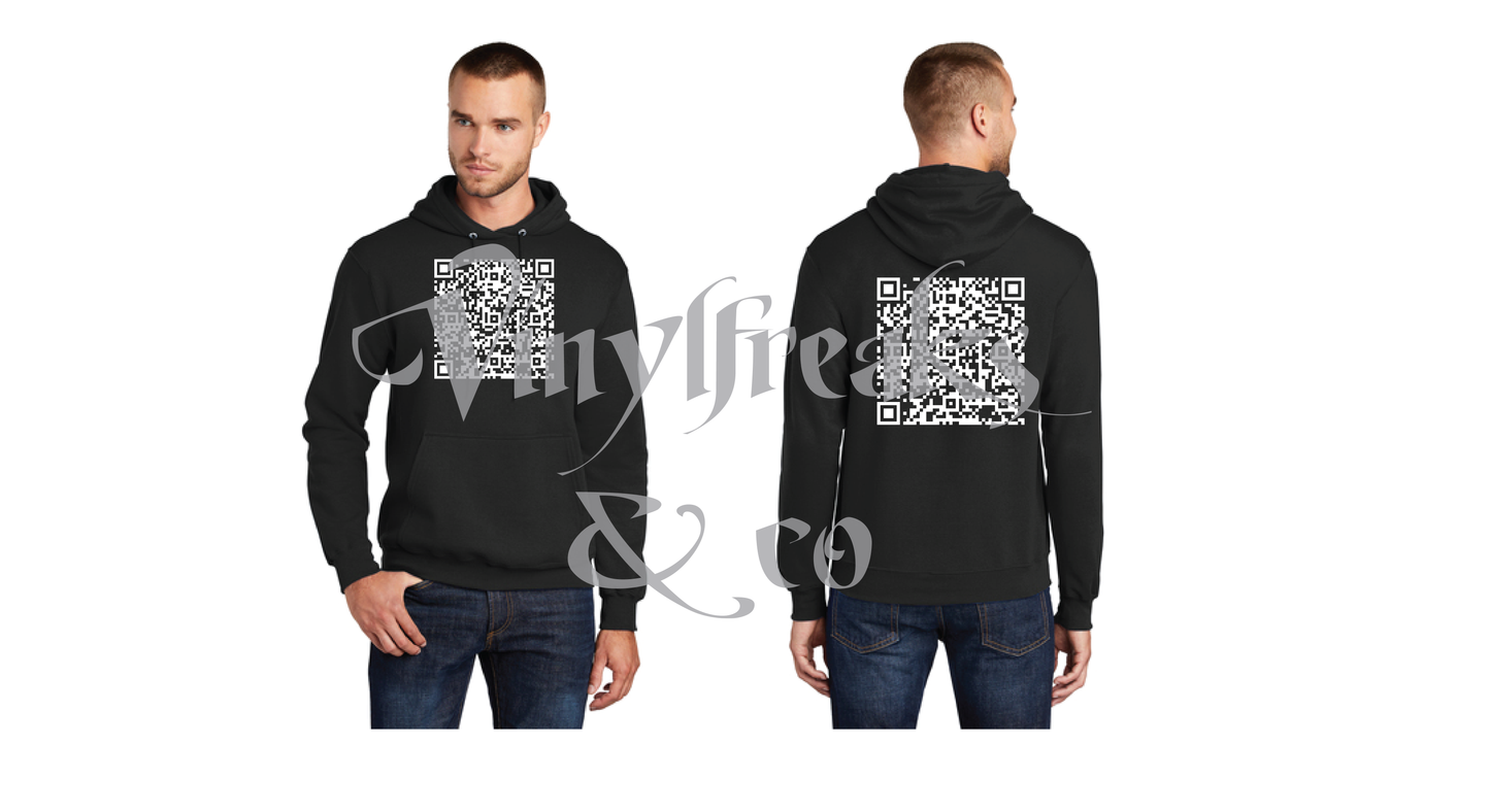 Qr Code SweatShirt (If I wanted an A**holes opinion I would've farted)